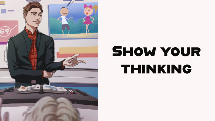 Charisma Tip #3: Show Her Your Thinking 